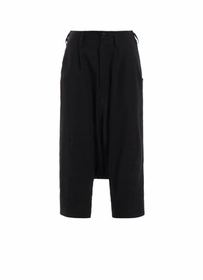 RAYON/LINEN SHEETING CUFFED HEM SARROUEL PANTS Long Wear Anti Chafe Lining