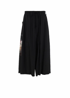 RAYON LOAN ??LILY?? PRINTED CULOTTE PANT Stretch Flex