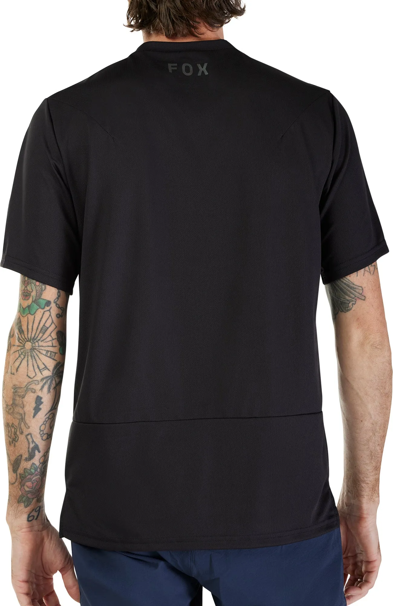 Chic Wear Trendy Basics Fox Ranger Fox Head Short Sleeve Mens Cycling Jersey - Black