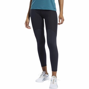 Reebok PureMove Womens Long Training Tights - Black Trendy Layer