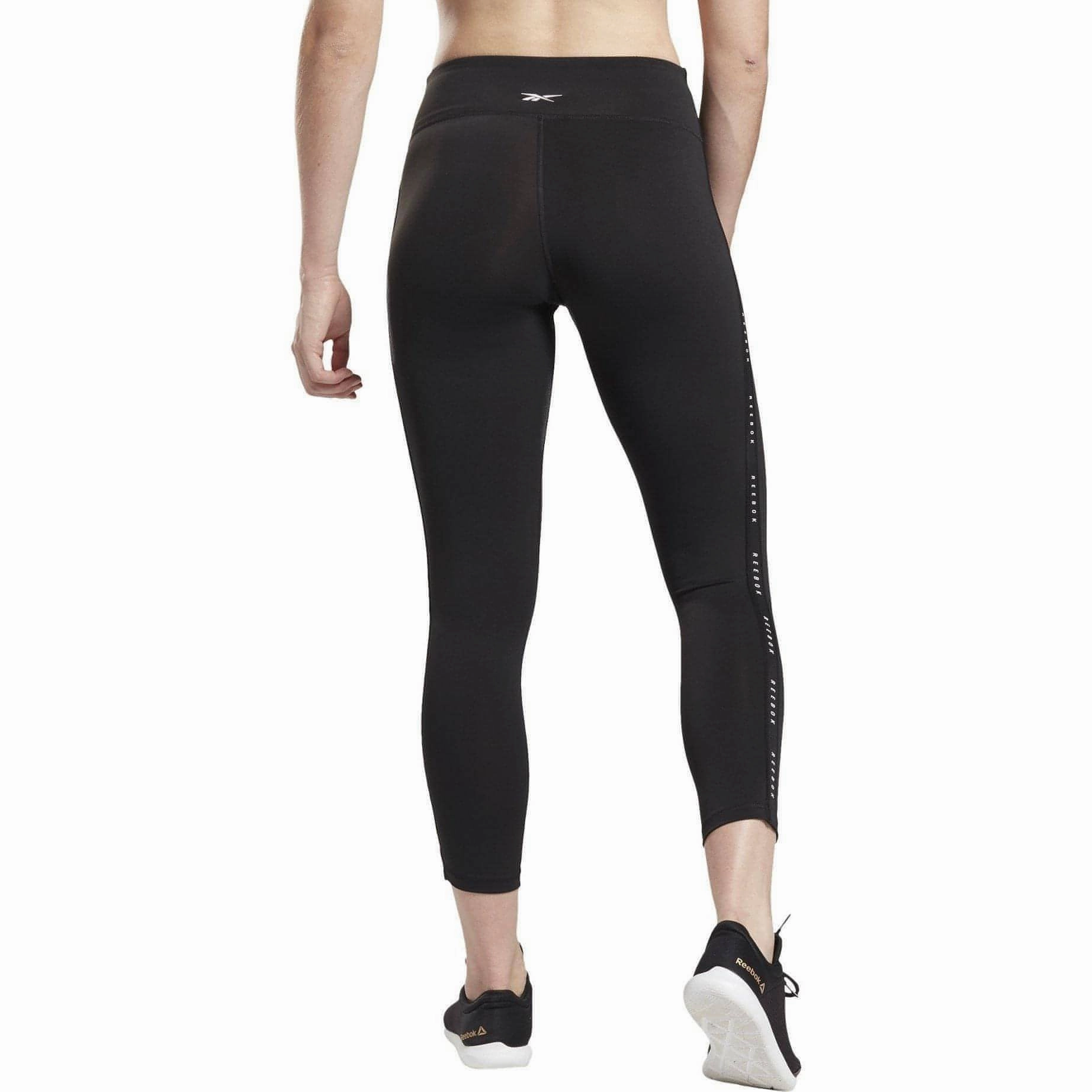Reebok Studio Lux 2.0 High Rise Womens 7/8 Training Tights - Black For Men Seamless Design