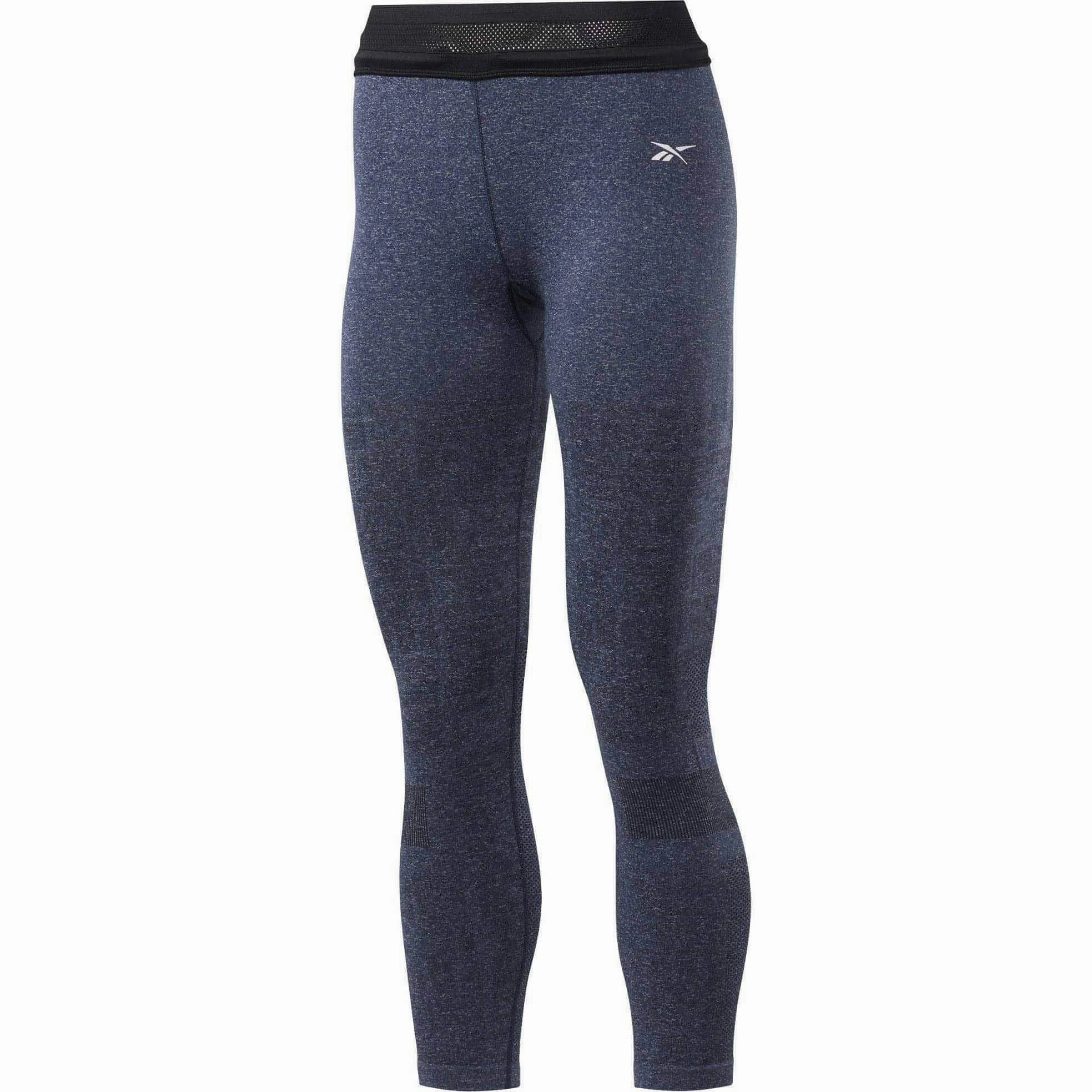 Fresh Fit Reebok United By Fitness MYOKNIT Seamless Womens 7/8 Training Tights - Navy