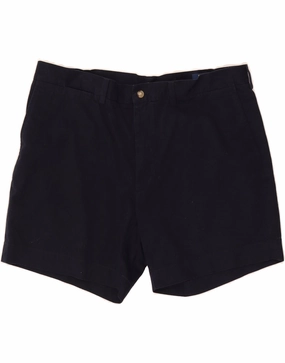 POLO RALPH LAUREN Mens Chino Shorts W38 XL  Navy Blue Cotton Cooling Effect poolside gear