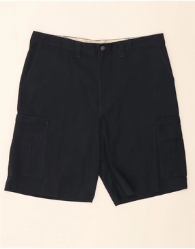 DICKIES Mens Cargo Shorts  W40 XL Navy Blue Polyester No Chafe Minimalist Look