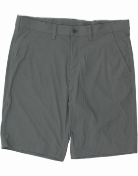 EDDIE BAUER Mens Chino Shorts W40 XL Grey Nylon AntiOdorTreatment camisole
