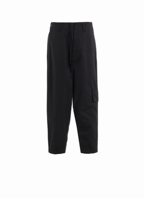 T/C TWILL PANTS WITH  SIDE SEAM TUCK Loose cut Freedom Motion