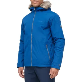 Regatta Haig Mens Waterproof Jacket - Blue Weather resistant discounted