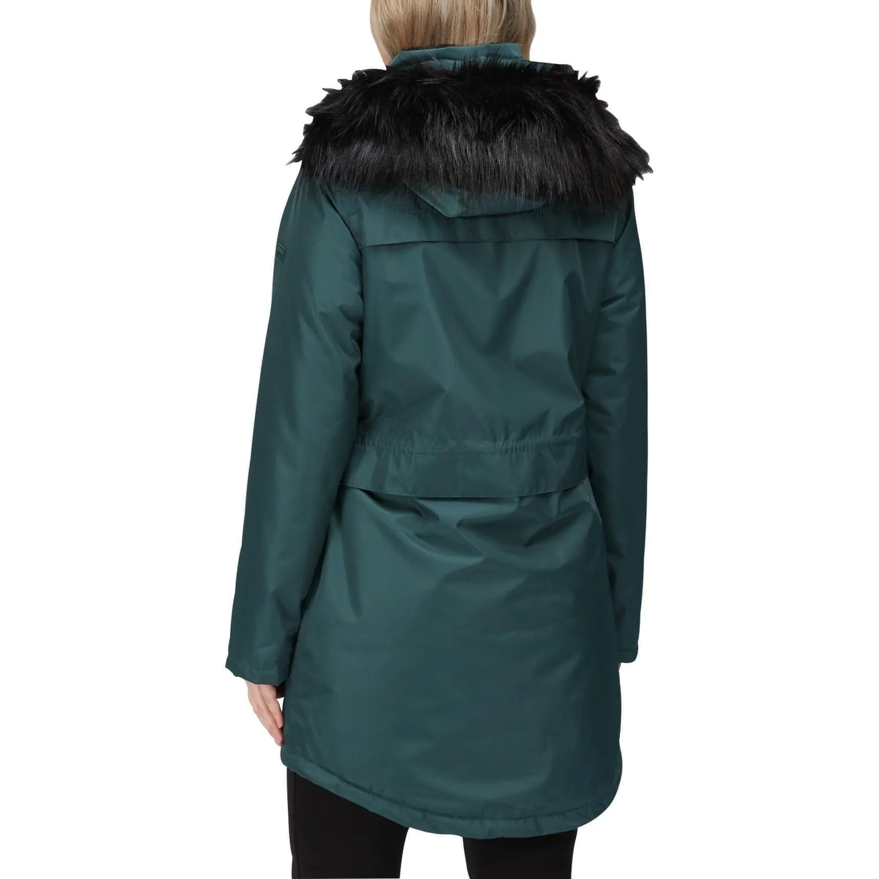 Regatta Lexis Waterproof Insulated Womens Parka Jacket - Green Goal Variable Baffle Sizing