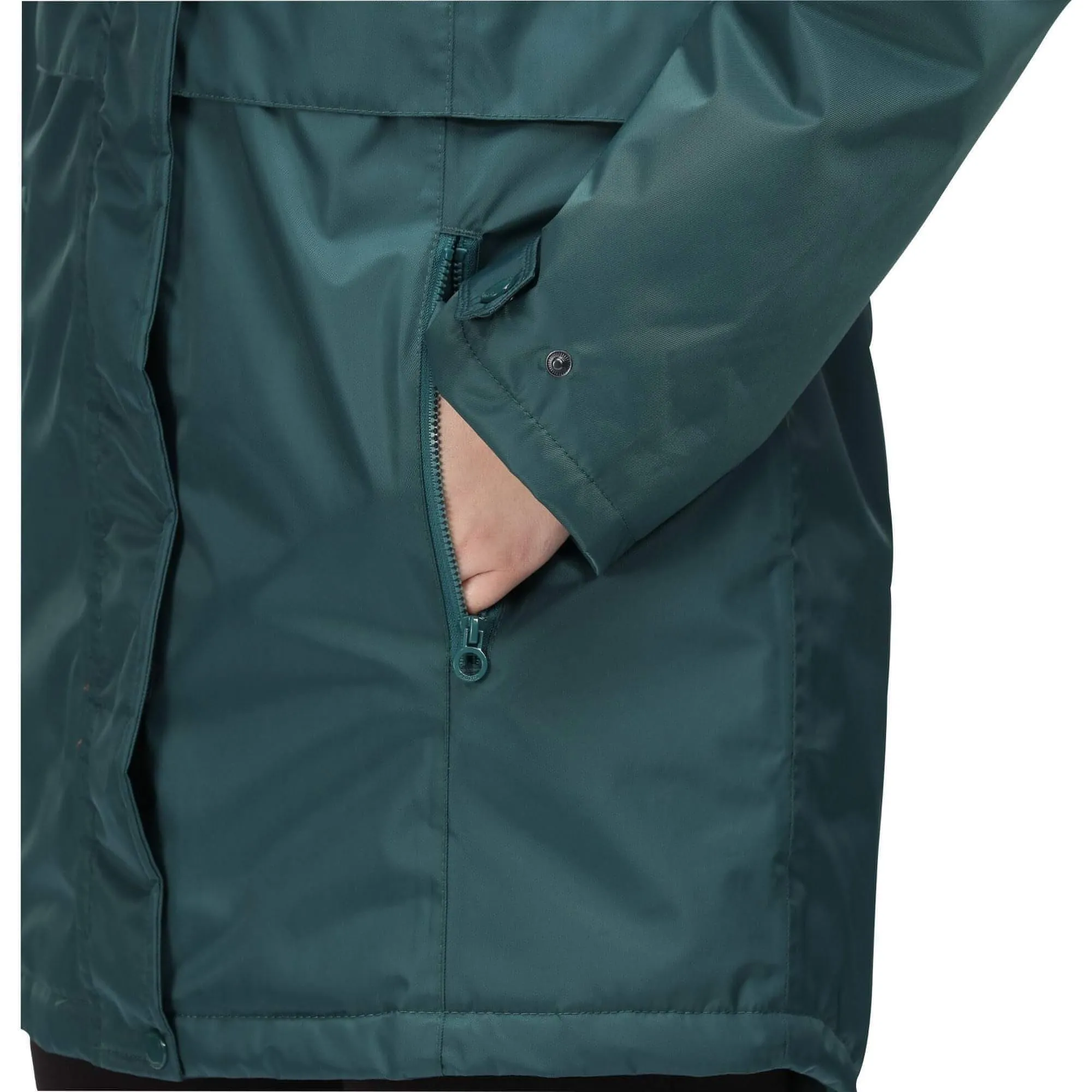 Regatta Lexis Waterproof Insulated Womens Parka Jacket - Green Weatherproof Zippers