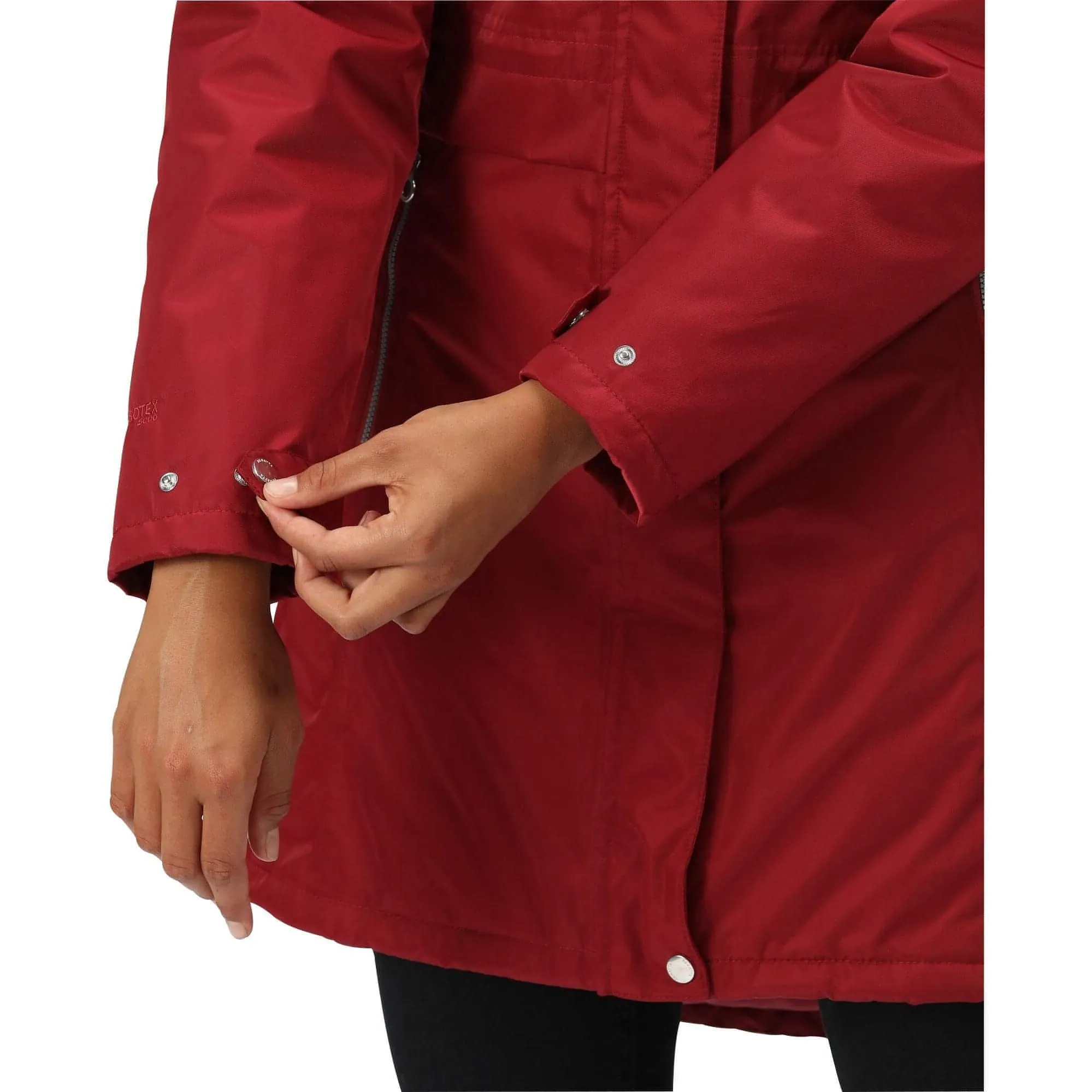 Regatta Lexis Waterproof Insulated Womens Parka Jacket - Red actors