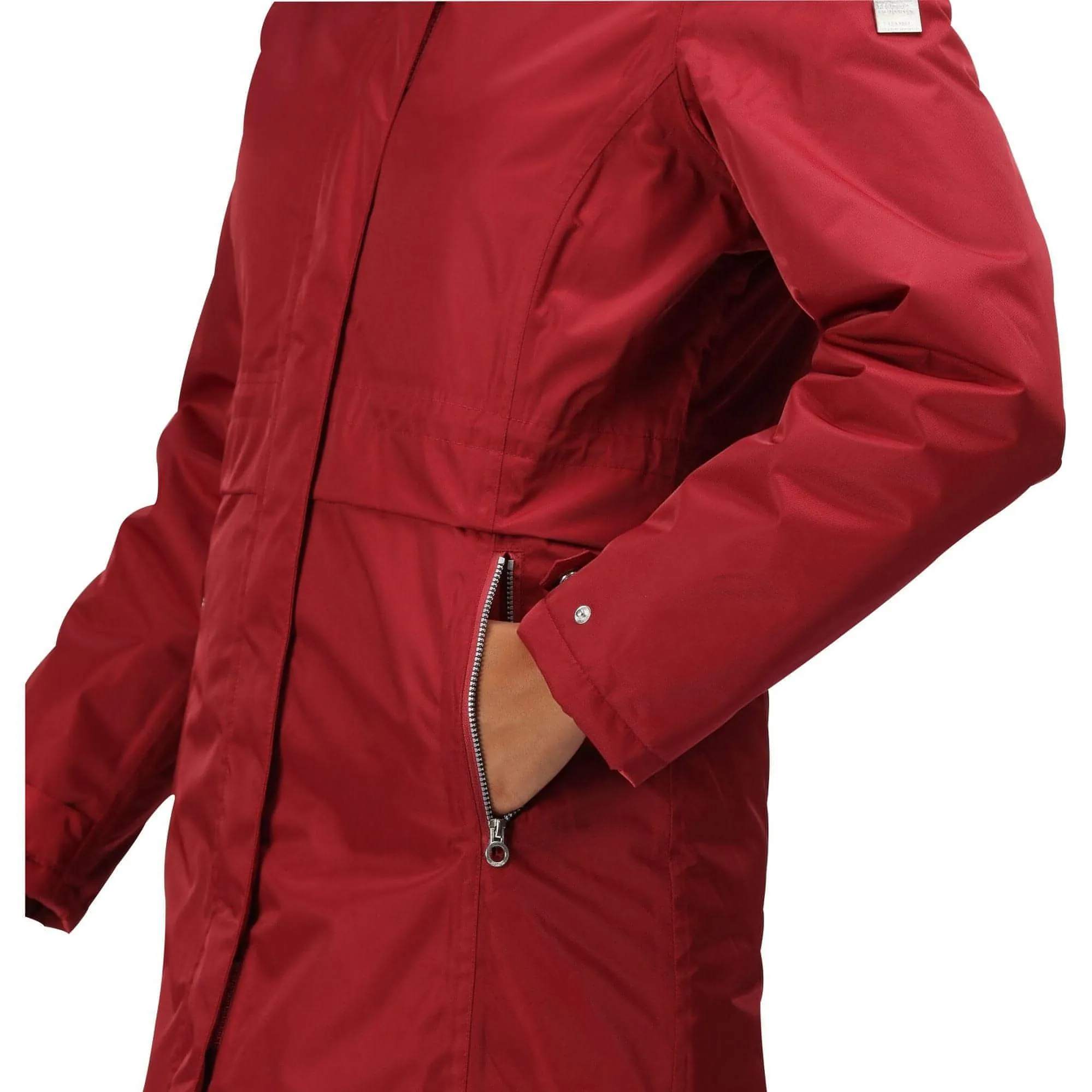Moisture Wicking Layer Persist Regatta Lexis Waterproof Insulated Womens Parka Jacket - Red