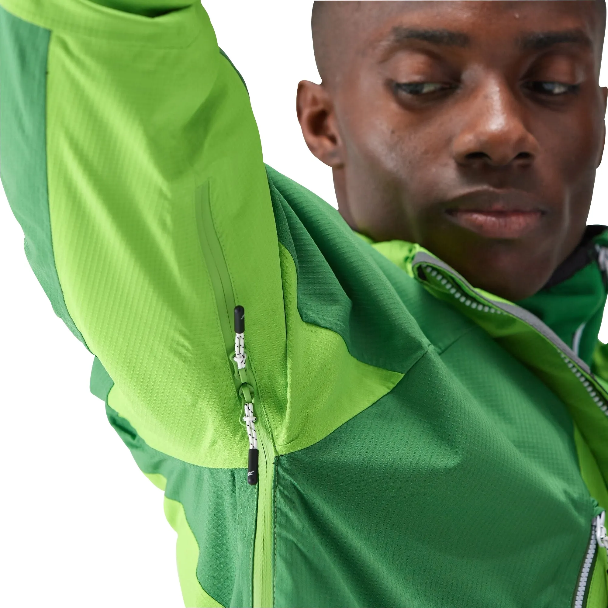 Regatta Sacramento IX 2 In 1 Mens Waterproof Jacket - Green Statement Piece