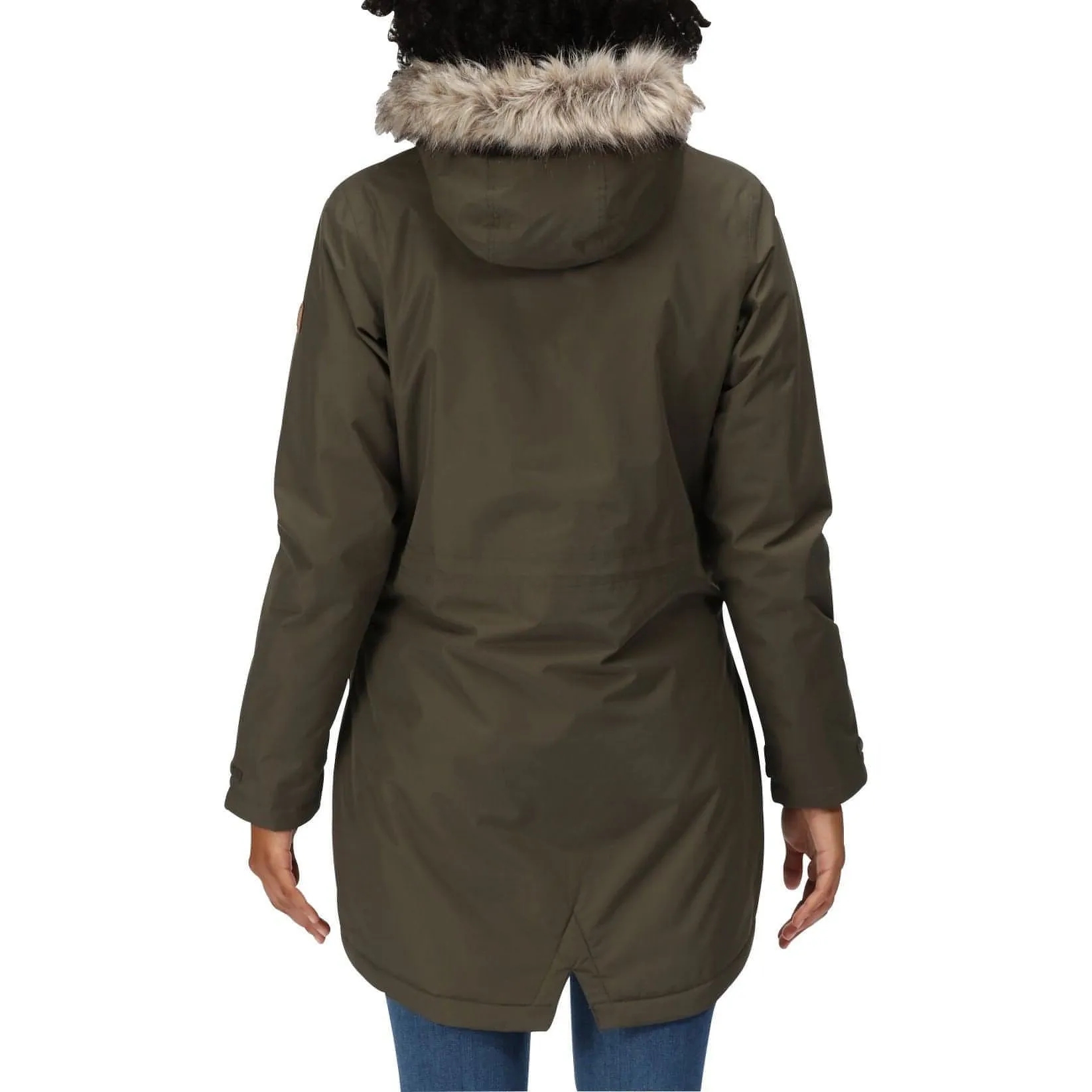 Transitional Weather Regatta Serleena Insulated Womens Waterproof Jacket - Green