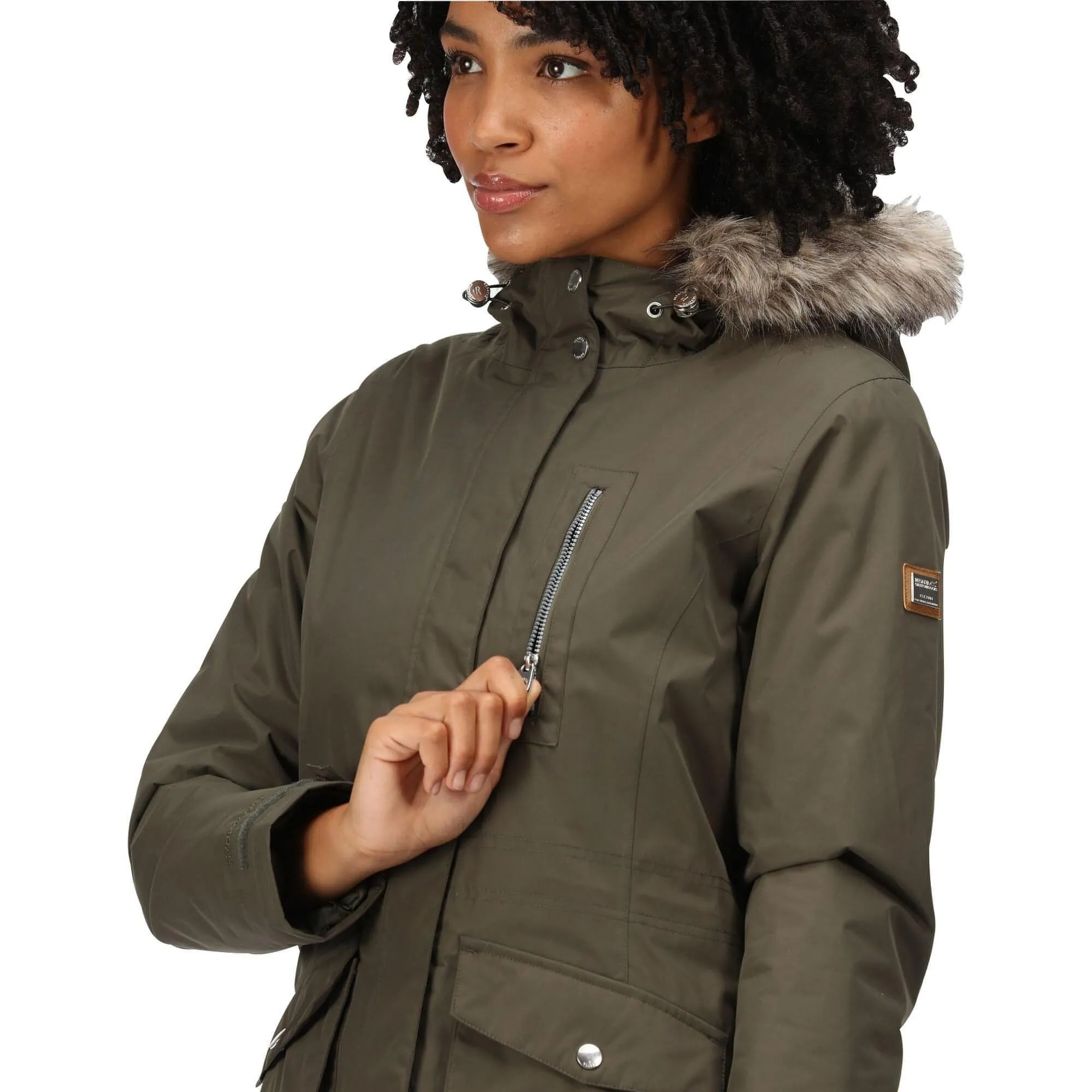 Legacy suitable for charity events Regatta Serleena Insulated Womens Waterproof Jacket - Green