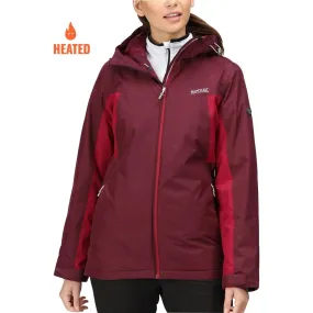 Regatta Voltera Protect II Womens Waterproof Heated Jacket - Red suitable for work commutes