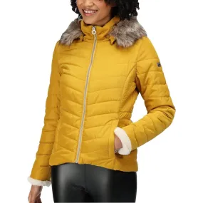 Regatta Winslow Womens Insulated Jacket - Yellow Clock City Life