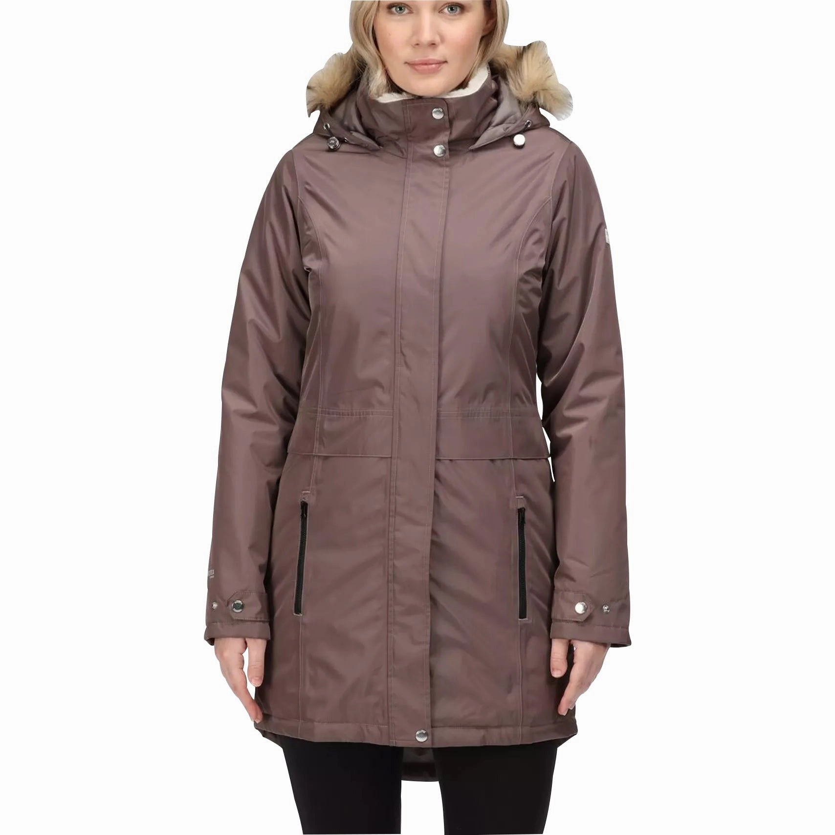 Rugged Layering Regatta Lexis Waterproof Insulated Womens Parka Jacket - Brown
