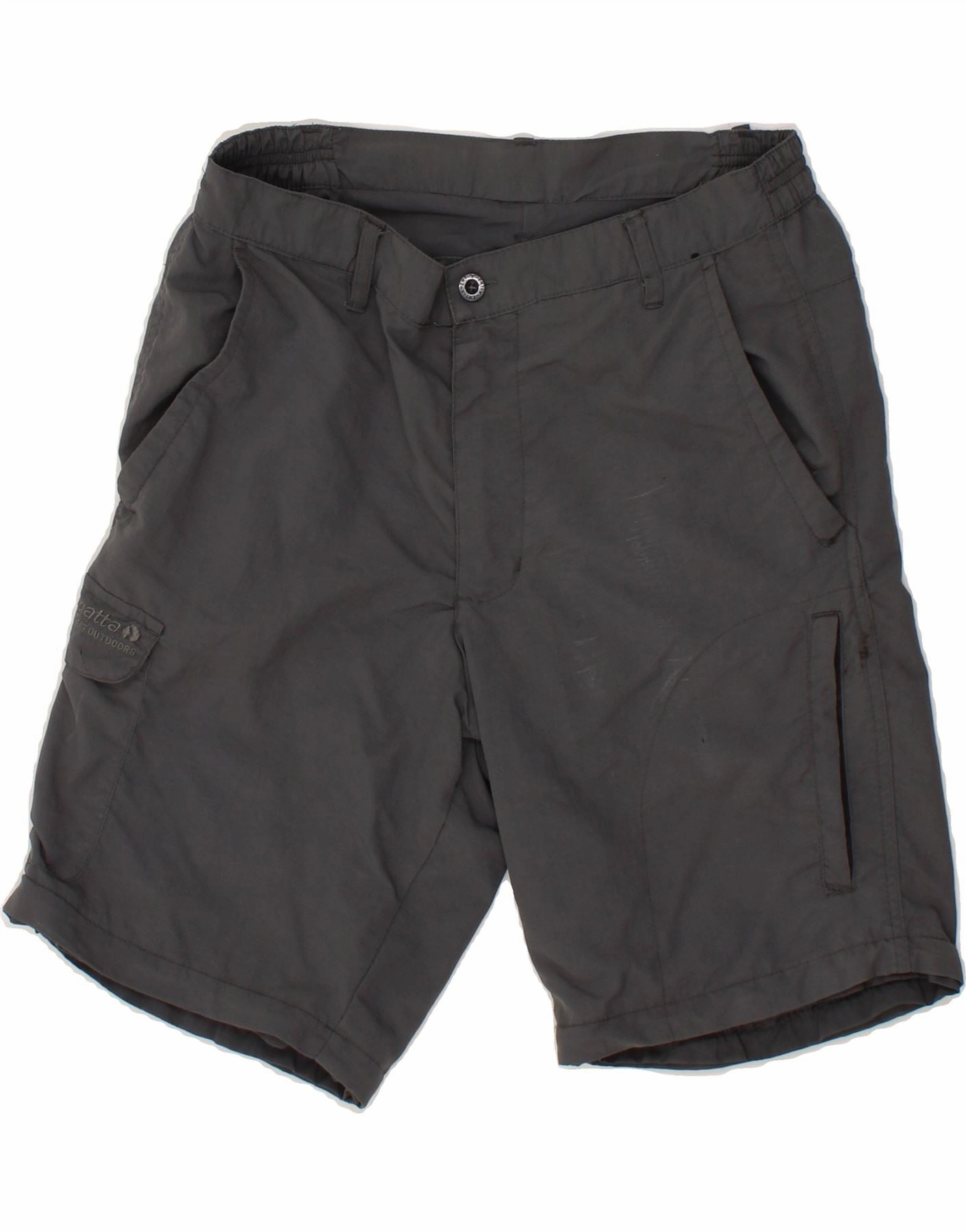 REGATTA Mens Cargo Shorts W31 Medium Grey Lightweight Design