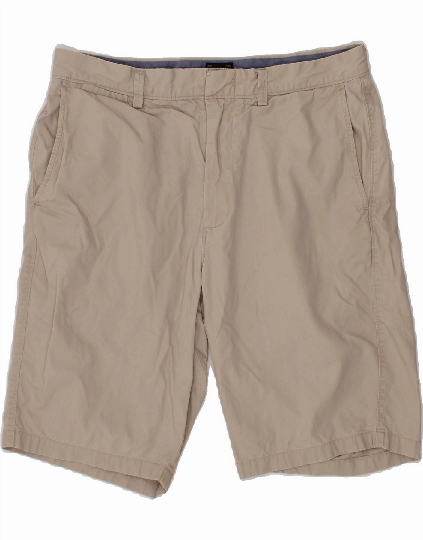 J. CREW Mens Chino Shorts W32 Medium Beige Cotton Mood Piece Warm Look