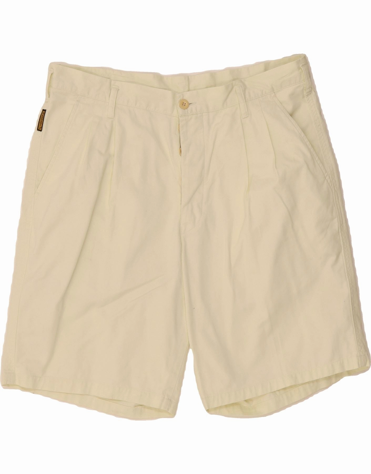 Summer Style ARMANI Mens Pegged Chino Shorts UK 44 XL W40  Off White Cotton
