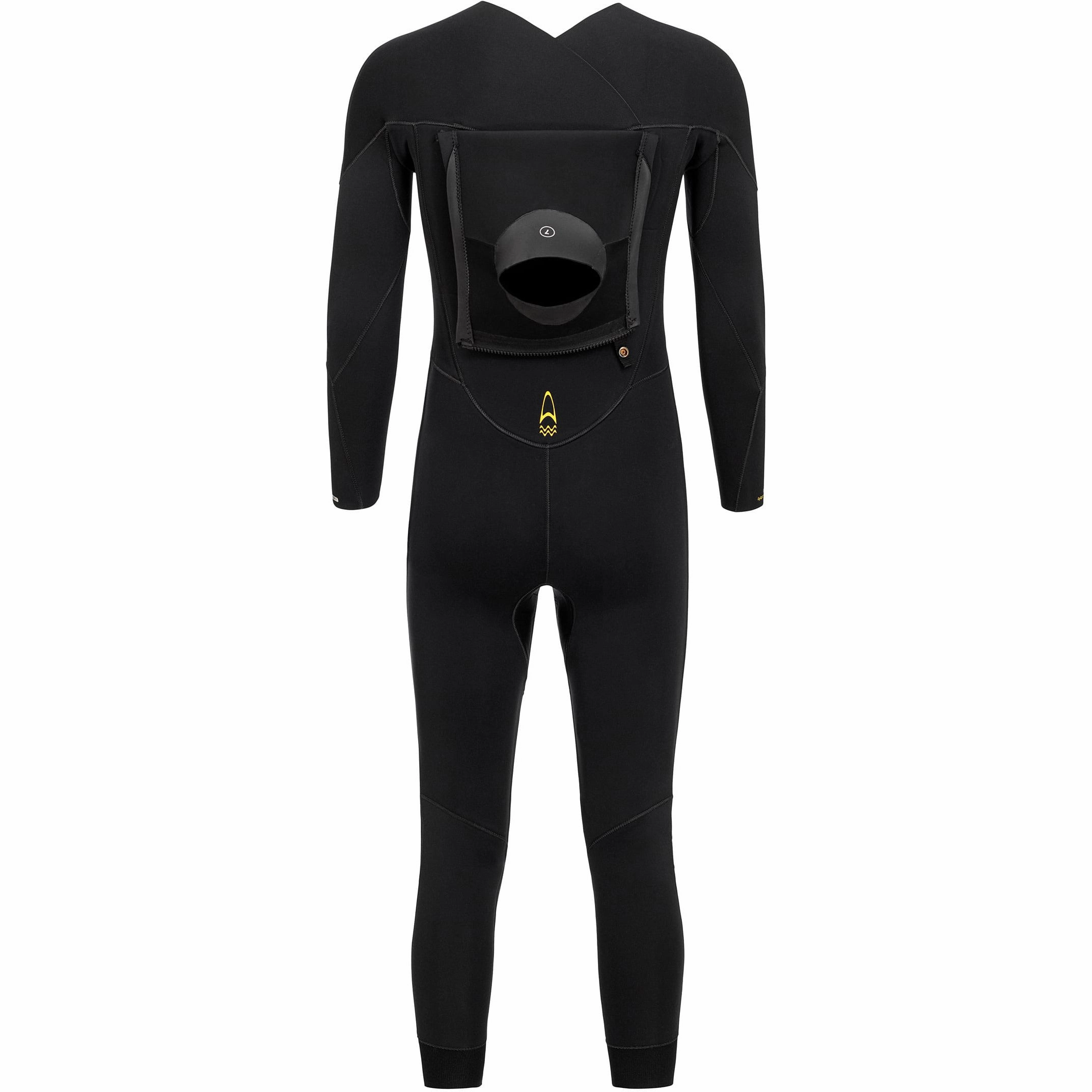 Wicking Moisture Management Orca Tango 3.2mm Mens Surf Wetsuit - Black