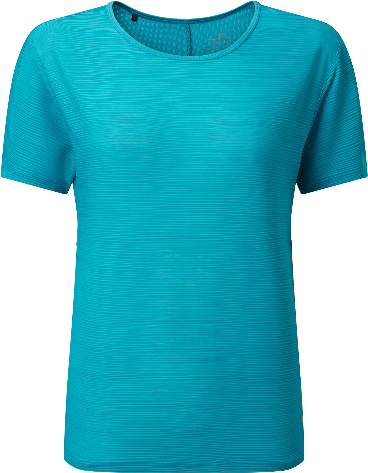 Chafe Free Armhole Comfort Wearable Ronhill Life Wellness Short Sleeve Womens Training Top - Blue
