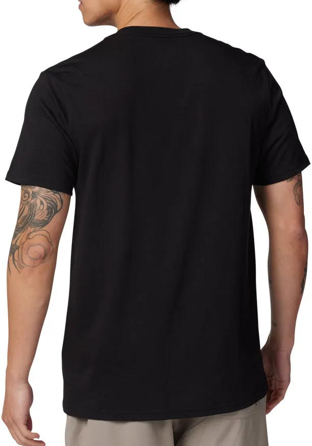 Durable Style Tagless Comfort Fox Non Stop Tech Mens Short Sleeve Top - Black