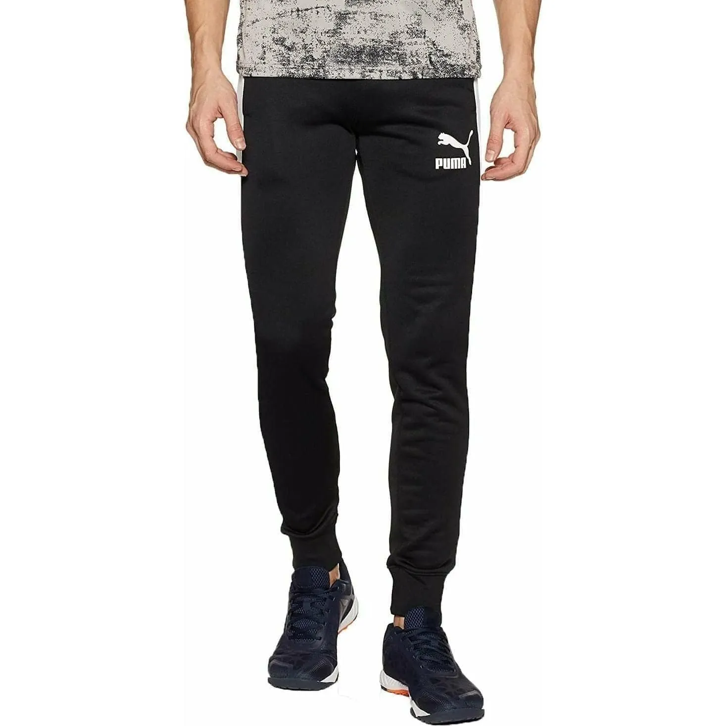 DurableReinforcedMaterial DurableBartack Puma Iconic T7 Knitted Mens Track Pants - Black