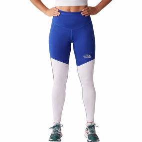 Active Lifestyle Durable Stitch The North Face Run Womens Long Running Tights - Blue