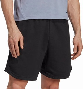 Relaxed Movement DoubleStitchedSeams adidas Yoga Base 7 Inch Mens Training Shorts - Black