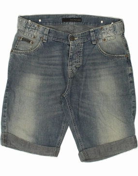 Lounge Ready CALVIN KLEIN Mens Denim Shorts W30 Medium  Blue Cotton