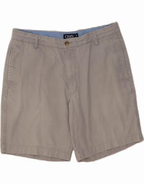 CHAPS Mens Chino Shorts W36 Large Grey Cotton Eco - friendly Outdoor Movement
