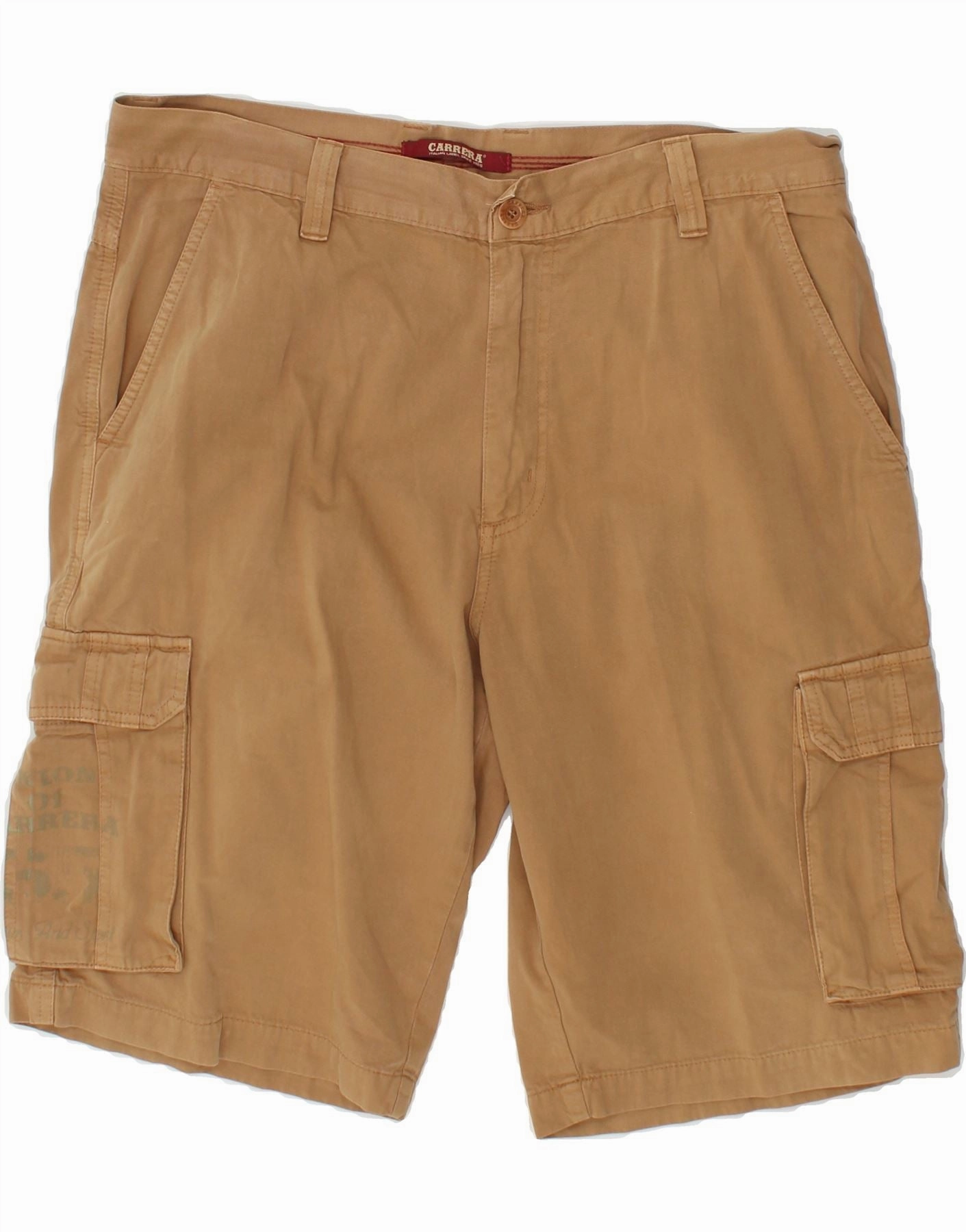 CARRERA Mens Cargo Shorts W36 Large Brown Tagless label equestrian wear