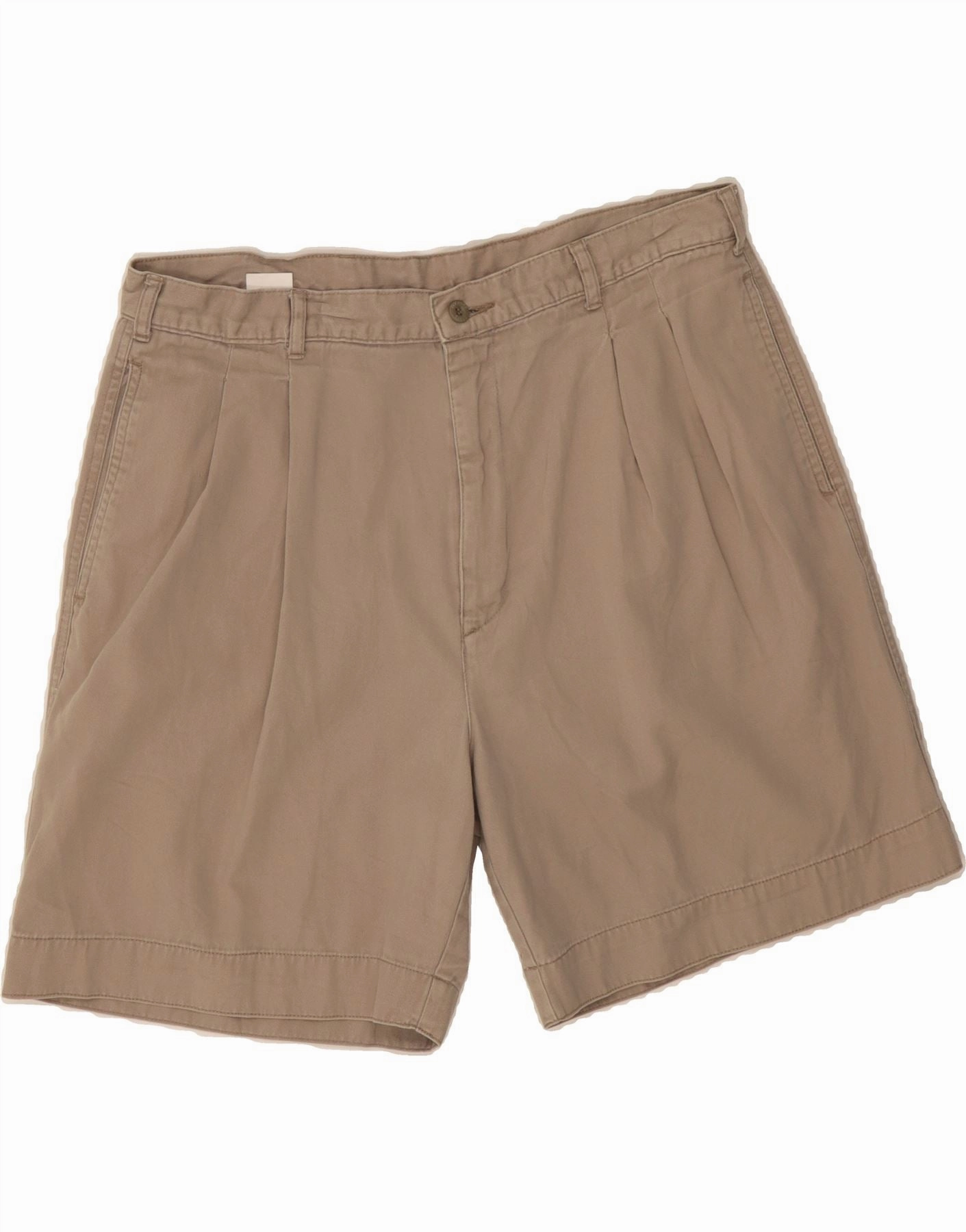 DOCKERS Mens Pegged Chino Shorts W36 Large  Grey Cotton Sport Flex Fit Non Restrictive Cut
