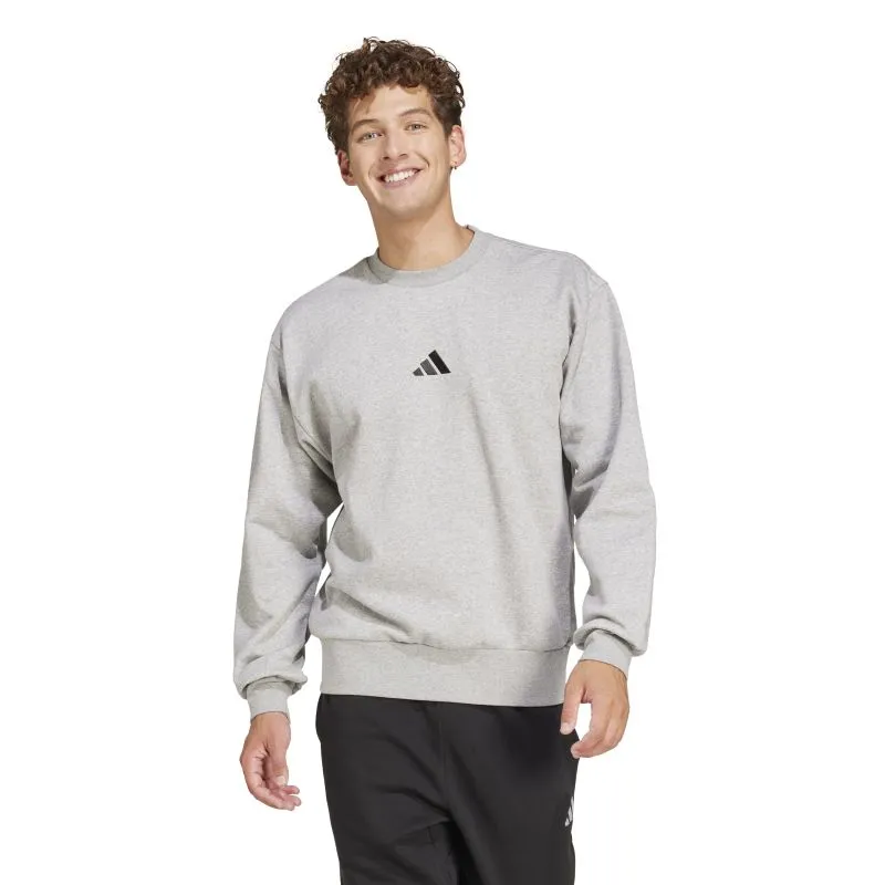 Adidas Mens Essentials Feelcozy Fleece Sweatshirt Instant Sellout Fourth of July wear