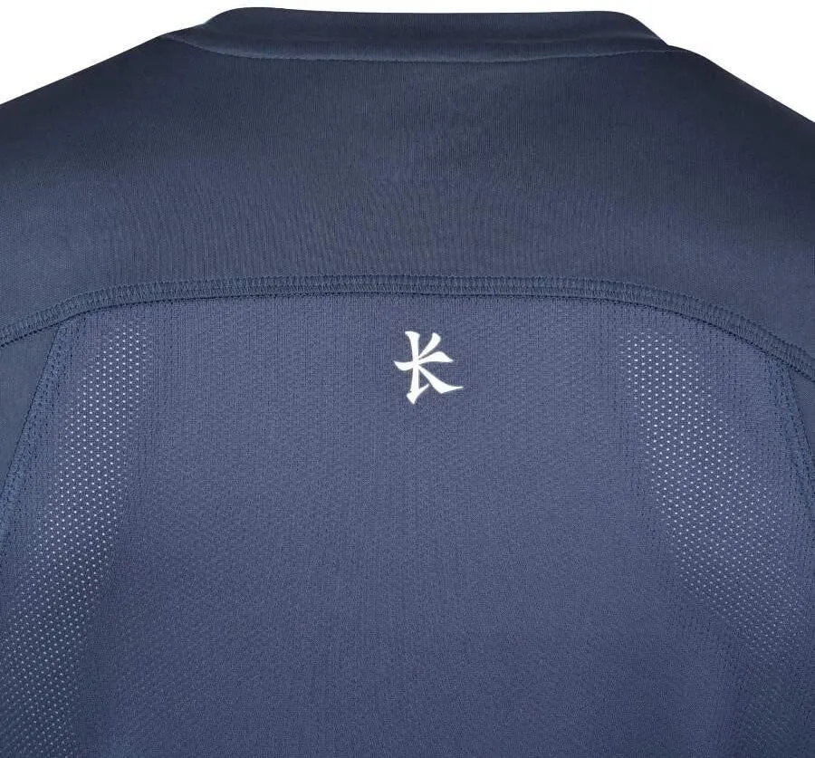 Kukri Technical Short Sleeve Mens Training Top - Blue Versatile Layering Piece