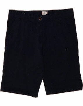 Back pockets Versatile Piece JACK & JONES Mens Chino Shorts Large W34 Navy Blue Cotton