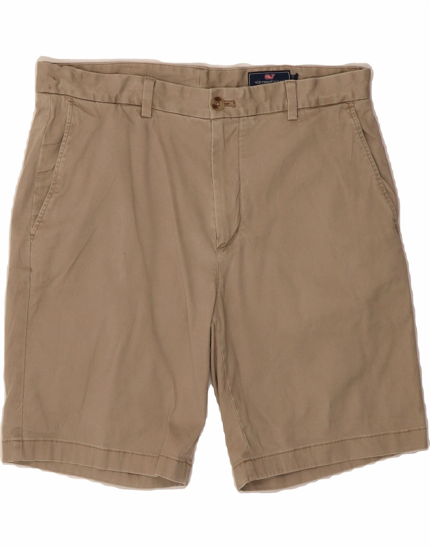 All Season Wear VINEYARD VINES Mens Chino Shorts W35 Large  Beige Cotton