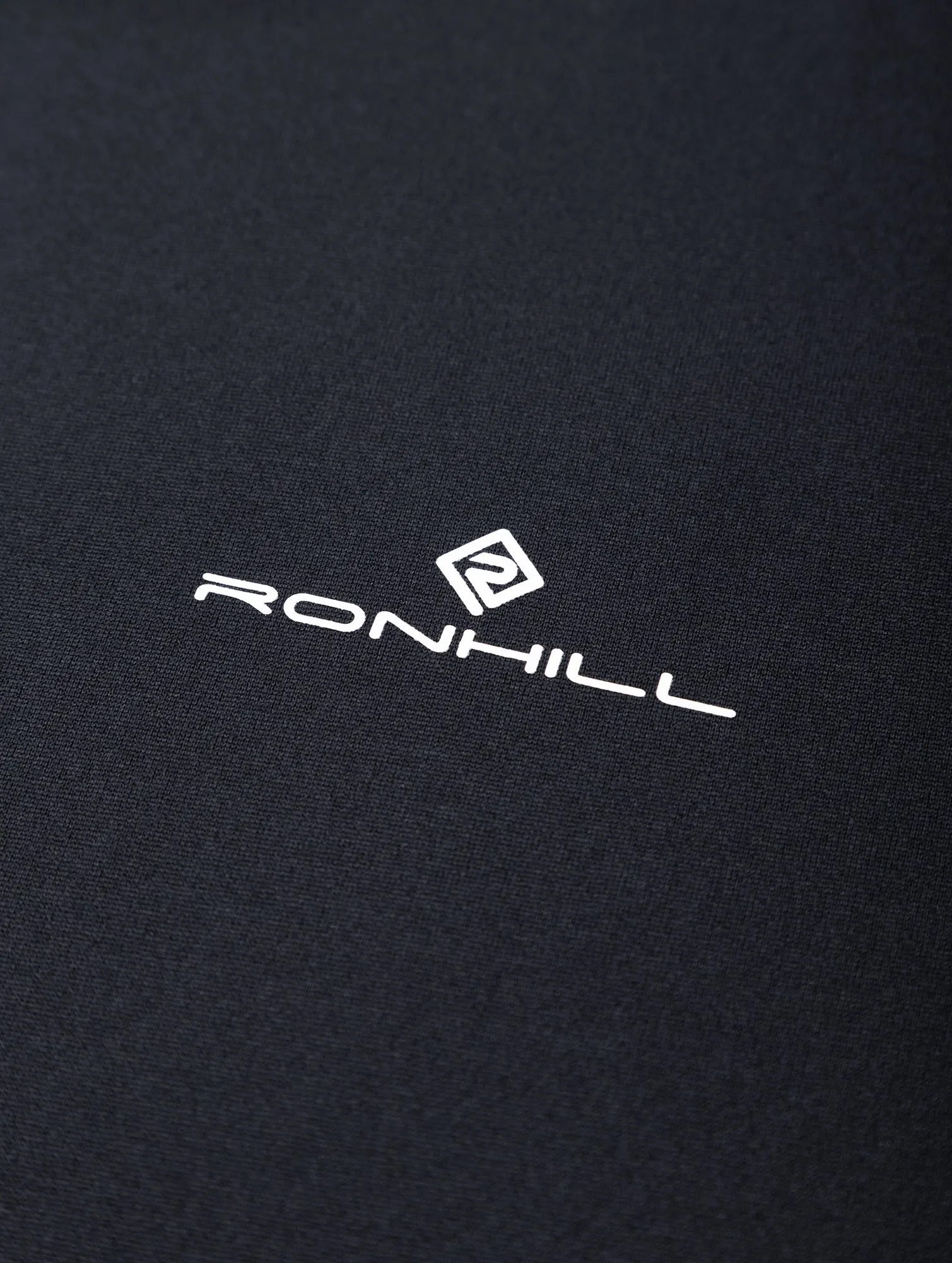 Ronhill Core Long Sleeve Mens Running Top - Black Anti Pilling Treatment sale season