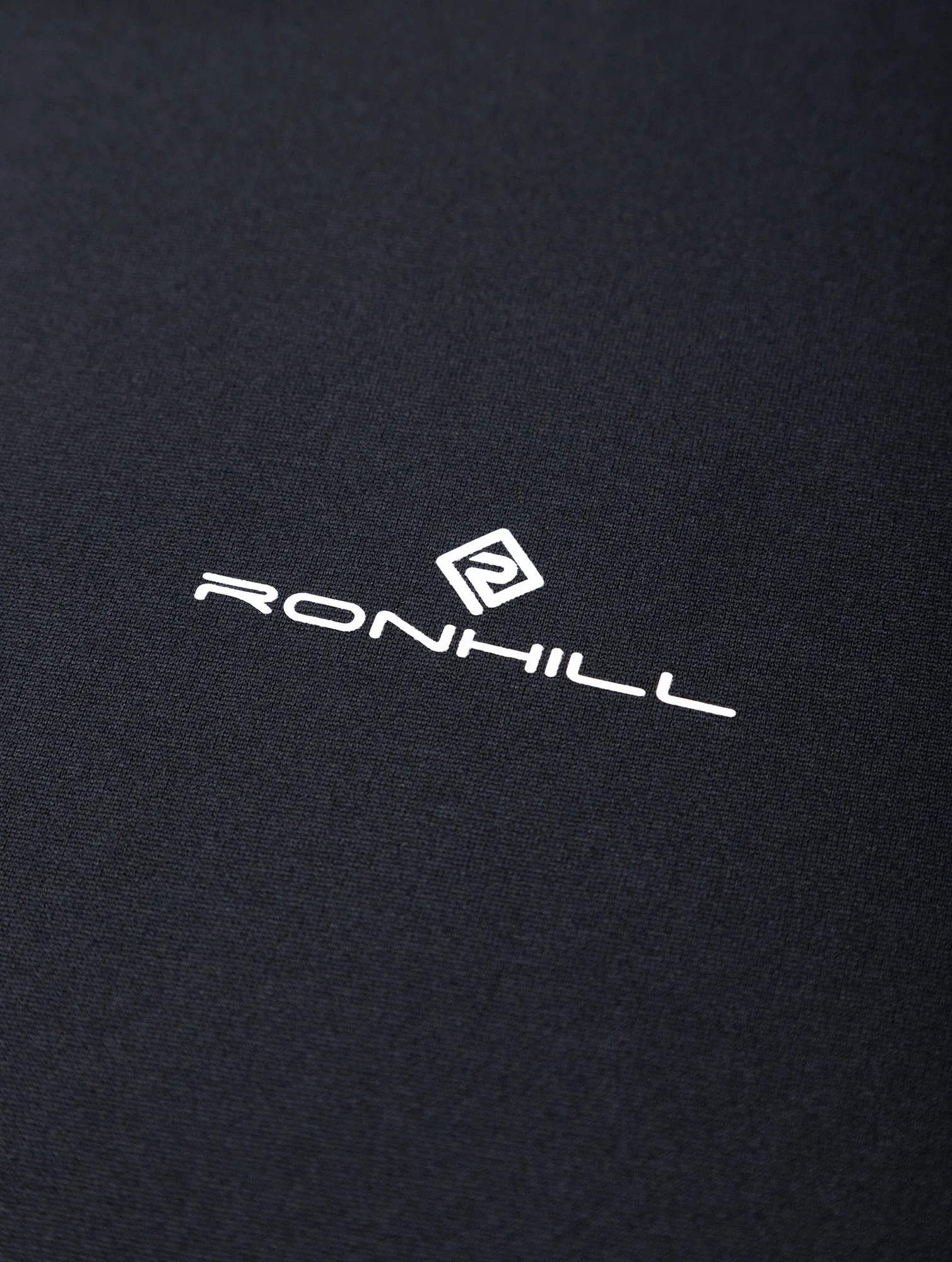 Ronhill Core Short Sleeve Mens Running Top - Black UV Protection Fabric informal gathering