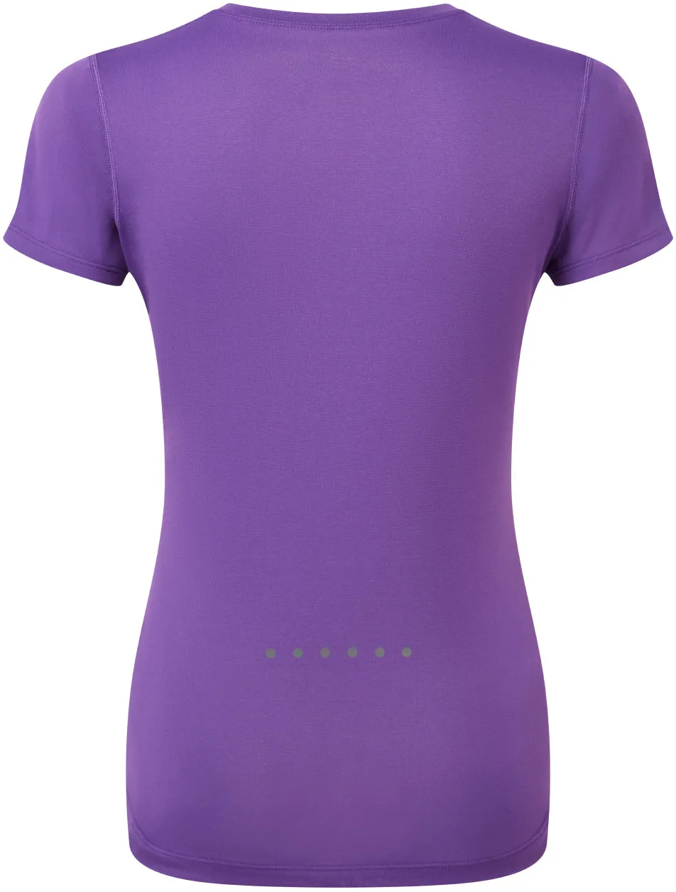 Ronhill Core Short Sleeve Womens Running Top - Purple Evergreen