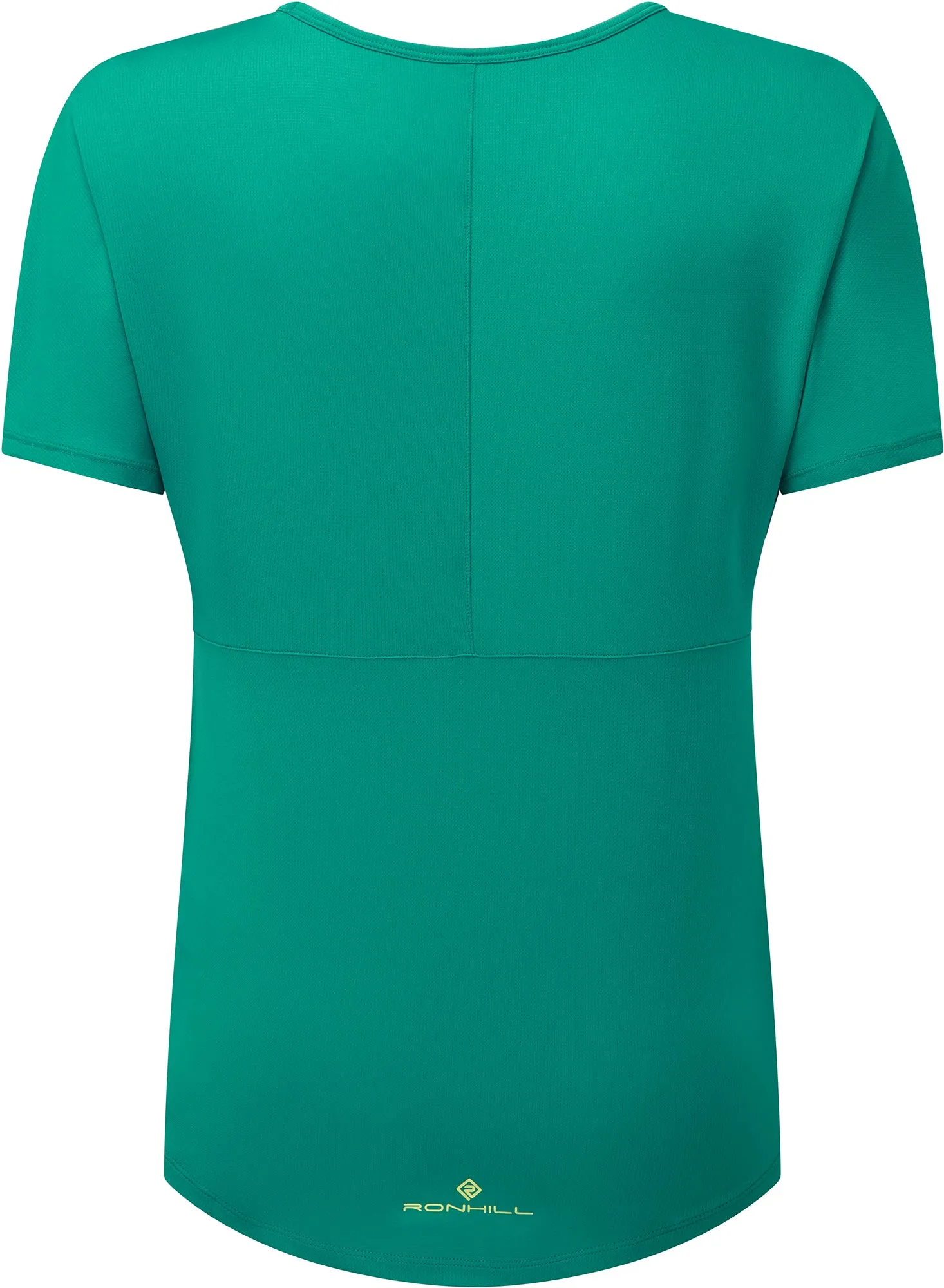 Ronhill Life Wellness Short Sleeve Womens Training Top - Green Non Toxic Printing