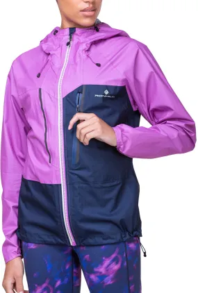 Ronhill Tech Fortify Waterproof Womens Running Jacket - Blue Designer Invoice