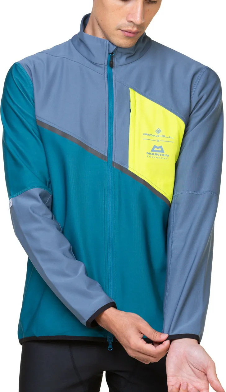 Ronhill Tech GORE-TEX Windstopper Mens Running Jacket - Blue Modern Style