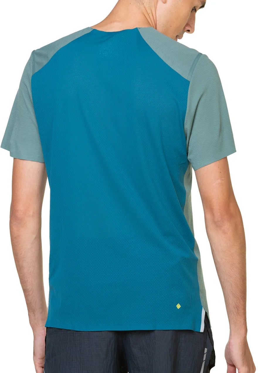 Subtle Logo Placement Ronhill Tech Race Short Sleeve Mens Running Top - Green