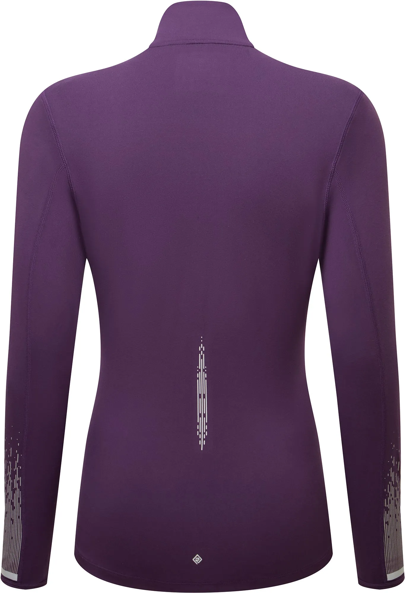 Ronhill Tech Reflect Half Zip Long Sleeve Womens Running Top - Purple Kids playfulness