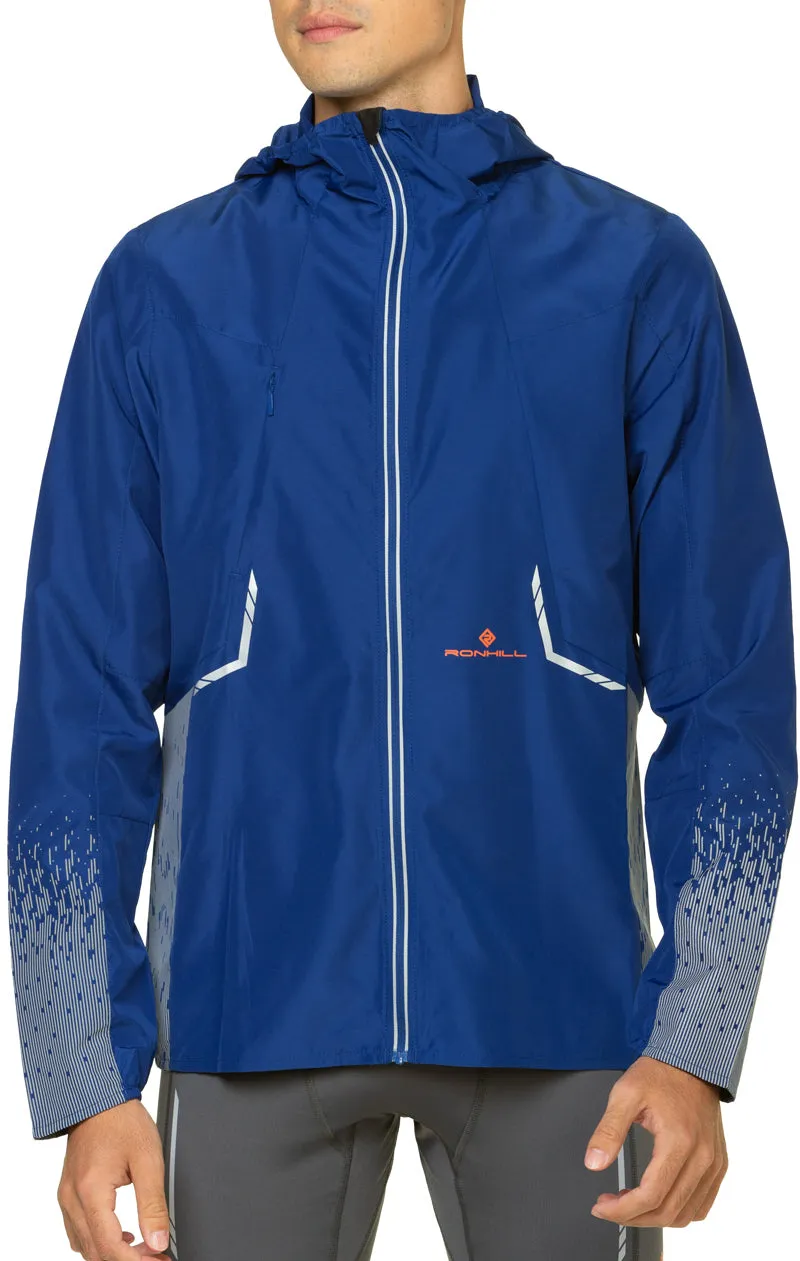 Heat Reflective Tech Ronhill Tech Reflect Mens Running Jacket - Blue