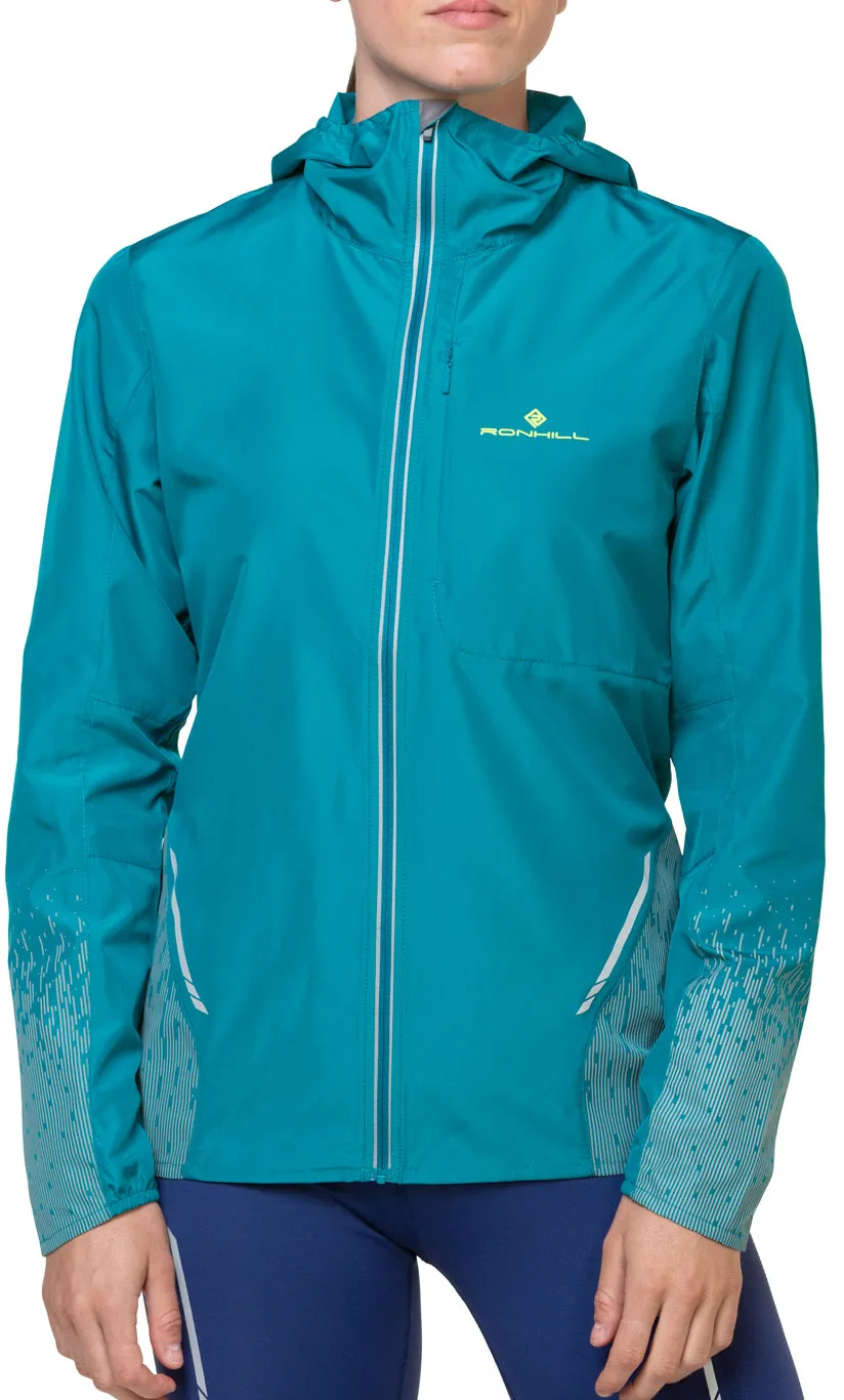 Ronhill Tech Reflect Womens Running Jacket - Blue Comfort Focused Design