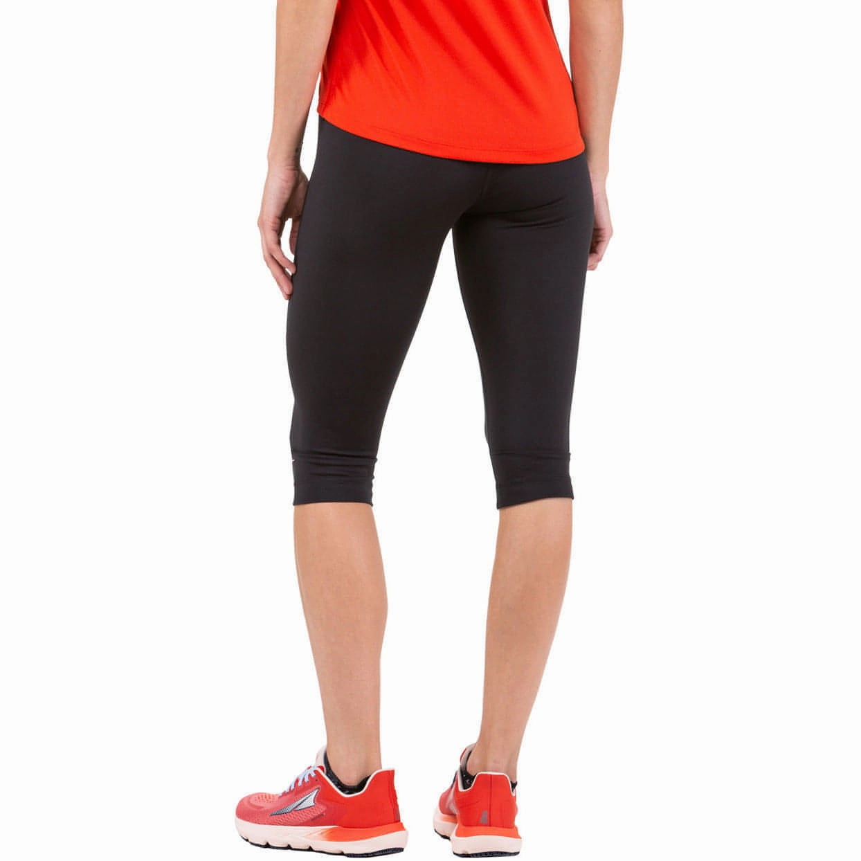 Ronhill Core Womens 3/4 Capri Running Tights - Black Premium Stretch