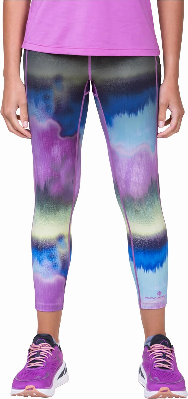 Performance Fabric Ronhill Tech Gradient 7/8 Womens Running Tights - Black